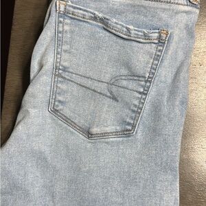 American Eagle Outfitters High-Rise Light Blue Jeans